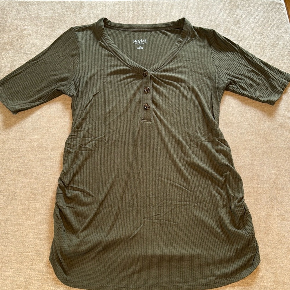 Isabel Maternity Ribbed Tee Bundle - Picture 4 of 4